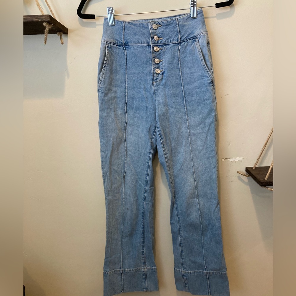 Button up jeans